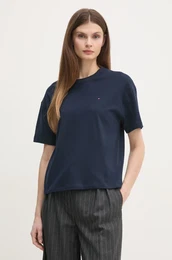 Bombana kratka majica enska, mornarsko modra barva, UW0UW05763