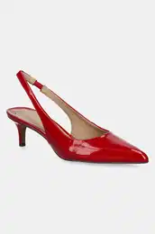 Usnjene visoke pete Lauren Ralph Lauren Lolah II rdea barva, 802959210002