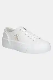 Teniske VULC FLATFORM LOW CV MG enske, bela barva, YW0YW01763