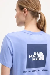 Bombana kratka majica Box Relaxed enska, vijolina barva, NF0A87NK9W91