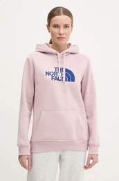 Pulover Drew Peak enski, roza barva, s kapuco, NF0A89EHB4Q1