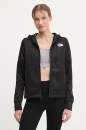 Pulover od trenirke Reaxion rna barva, s kapuco, NF0A8CNRJK31