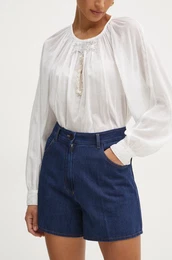 Jeans kratke hlae enske, mornarsko modra barva, 13548.my pants