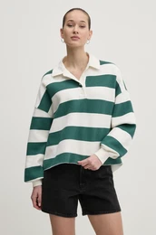 Pulover enski, zelena barva, KI152-5112