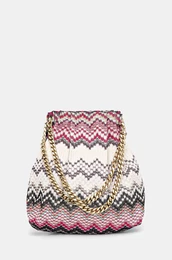 Torbica Drawstring Pouch Chain roza barva, MI10070F
