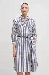 Obleka Joop! bela barva, 30046521