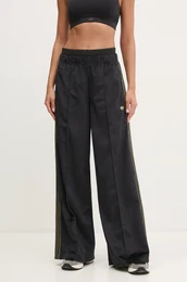 Spodnji del trenirke VELOUR TRCKPANT enski, rna barva, JI5755