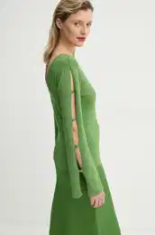 Pulover enski, zelena barva, BBW4331
