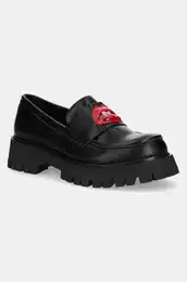Mokasini x Rocky Horror Show Science Fiction Lips Loafers enski, rna barva, Science Fiction Lips