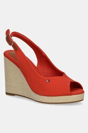 Sandali FLAG HIGH WEDGE ESPAD SLINGBACK rdea barva, FW0FW08597