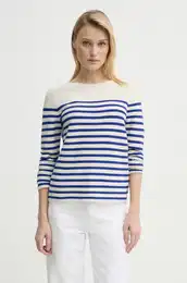 Pamuni pulover za ene, boja: be, lagani, 502600660123