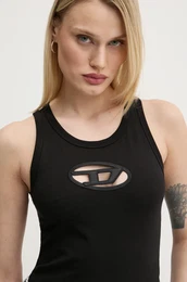 Top T-LYNYS-OD TANK TOP rna barva, A15703.0AFAA