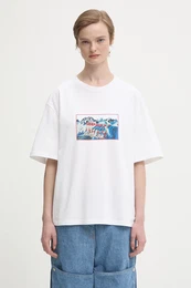 Bombana kratka majica Winter Waterskiing Print Boxy