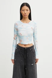 Majica z dolgimi rokavi Beatitudo Print Long Sleeve Crop