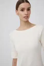 Kratka majica Lauren Ralph Lauren enski, be barva