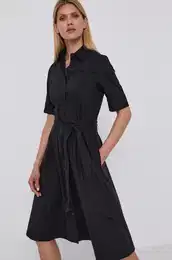 Obleka Lauren Ralph Lauren rna barva,