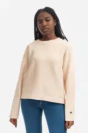 Pulover Crewneck Sweatshirt enski, be barva