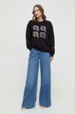 90. leta Oversized pulover za dame image