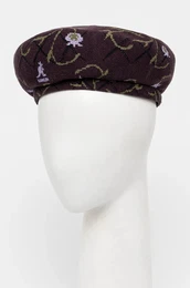 Baretka s primesjo volne TAPESTRY JAX bordo barva, K3712.DF554