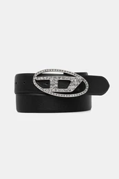 Usnjen pas OVAL D LOGO B-1DR STRASS