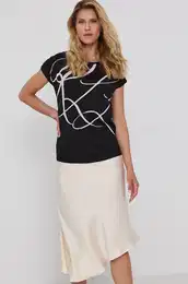 T-shirt Lauren Ralph Lauren enski, rna barva