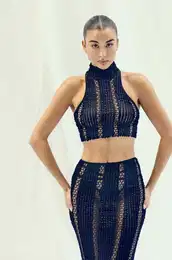 Top PANDORA TOP rna barva, GSQ-51-330