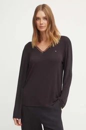 Piama dolgi rokav rna barva, UW0UW05568