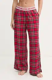 Spodnji del piame Hollister Co. enski, rdea barva, KI346-4040