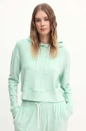 Pulover enski, zelena barva, s kapuco, 50518168