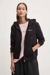 Pulover enski, rna barva, s kapuco, W4YQ13 KC811