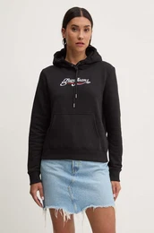 Pulover enski, rna barva, s kapuco, W4YQ12 KC811