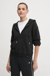 Pulover enski, rna barva, s kapuco, 31NB3M06U