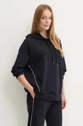 Pulover enski, mornarsko modra barva, s kapuco, 2426926038600