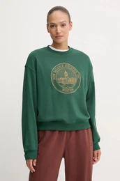 Bombaen pulover enski, zelena barva, WT43553NWG