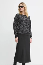 Bombaen pulover enski, rna barva, D25169-D865