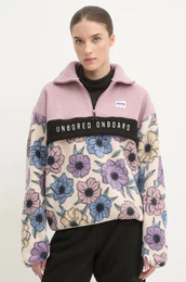 portni pulover Ball Sherpa roza barva, A00339121