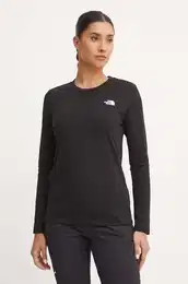 Majica dugih rukava L/S Simple Dome Tee za ene, boja: crna, NF0A87QPJK31