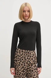 Majica z dolgimi rokavi enska, rna barva, K20K207745