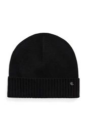 Kapa s primesjo volne Lauren Ralph Lauren rna barva, 454960057