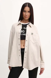 Bombana srajca 6L2XJ1340000 XJ1340 L/S DENIM SHIRT enska, be barva, 6L2XJ1340000