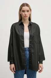Srajca OVERSHIRT enska, rna barva, PL304963XM5