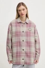 Srajna jakna Plaid Overshirt roza barva, EQYWT04593