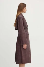 Usnjen pla enski, bordo barva, 50518238