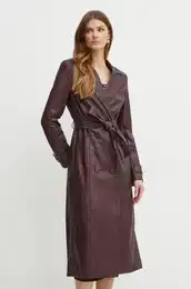 Pla VEGAN LEATHER enski, bordo barva, 59549JB