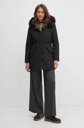 Parka enska, rna barva, DLEMPT22