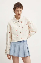 Jeans jakna enska, be barva, AP024-01-K002