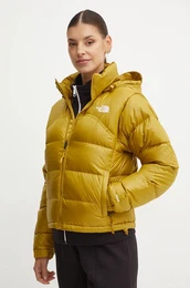 Pernata jakna 2000 Retro Nuptse Jacket za ene, boja: uta, za zimu, NF0A831FECJ1
