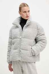 Jakna s primesjo volne siva barva, A0613 8718