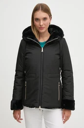 Dvostranska jakna enski, rna barva, W4622E-TC197-F0284