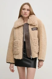 Jakna Joann Jacket za ene, boja: siva, za prijelazno razdoblje, 61955-9071